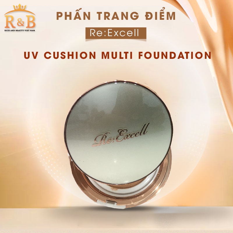 Phấn trang điểm Re:Excell UV Cushion Multi Foundation